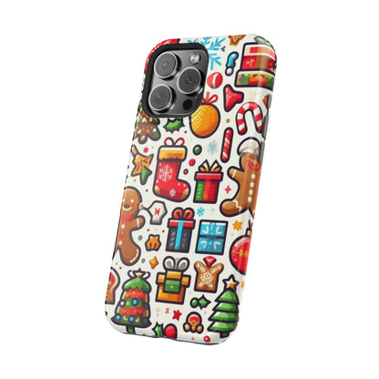 Festive Christmas Icons Pattern – MagSafe iPhone Series Case