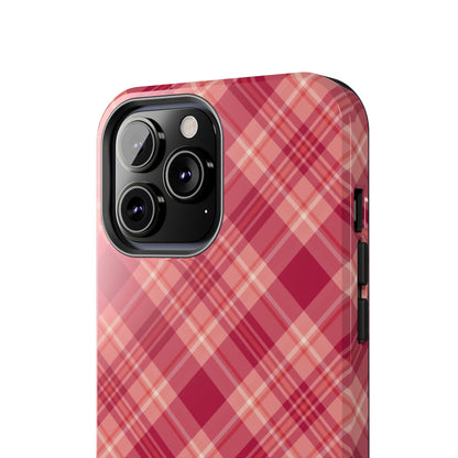 Rustic Red Plaid – iPhone Series Case