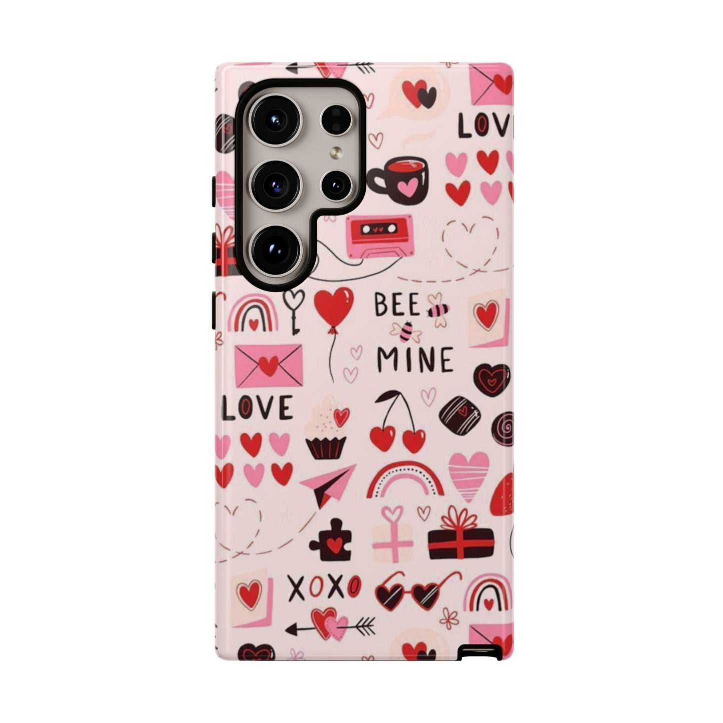 Samsung Galaxy Case: Bee Mine Love Doodles