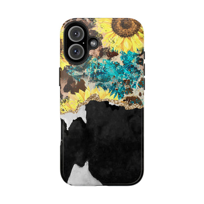 Rustic Sunflower Leopard Glam - iPhone Series Case