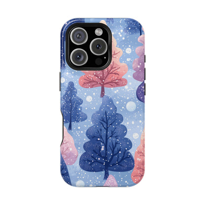 Pink & Purple Winter Wonderland - MagSafe iPhone Series Case