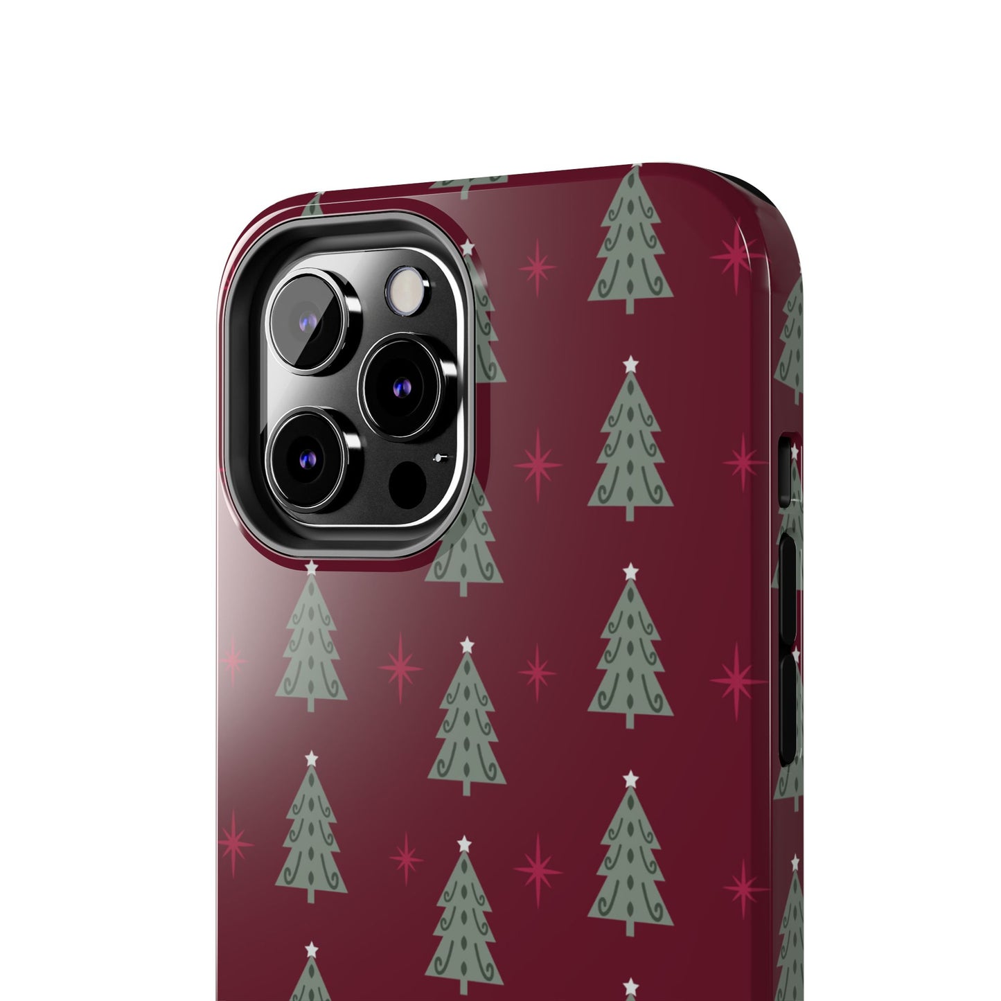 Retro Christmas Tree Pattern – iPhone Series Case