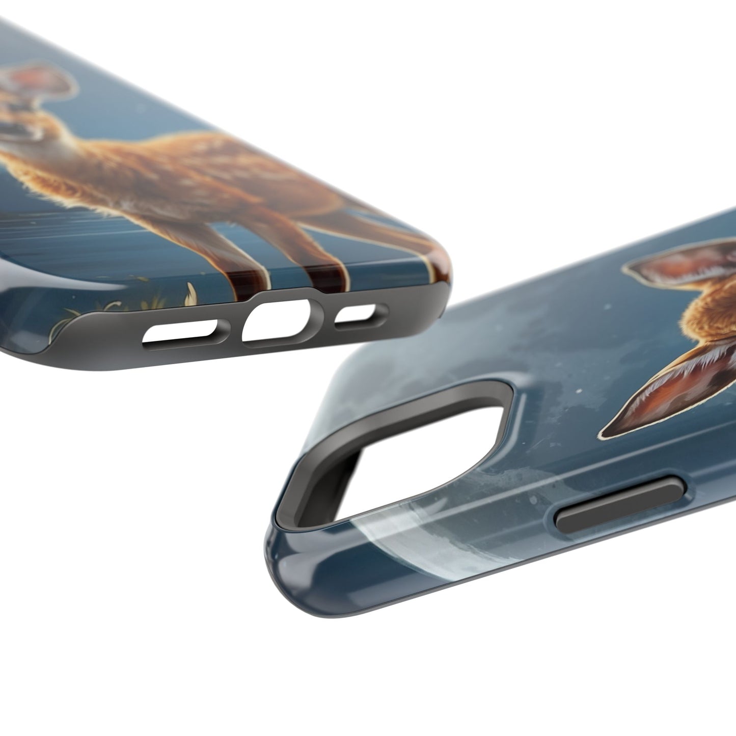 MagSafe-Compatible iPhone Case – Enchanted Fawn Under the Moonlit Sky