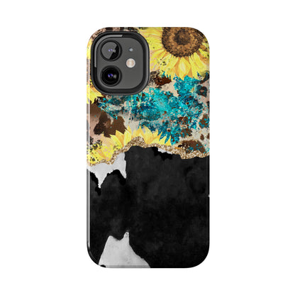 Rustic Sunflower Leopard Glam - iPhone Series Case