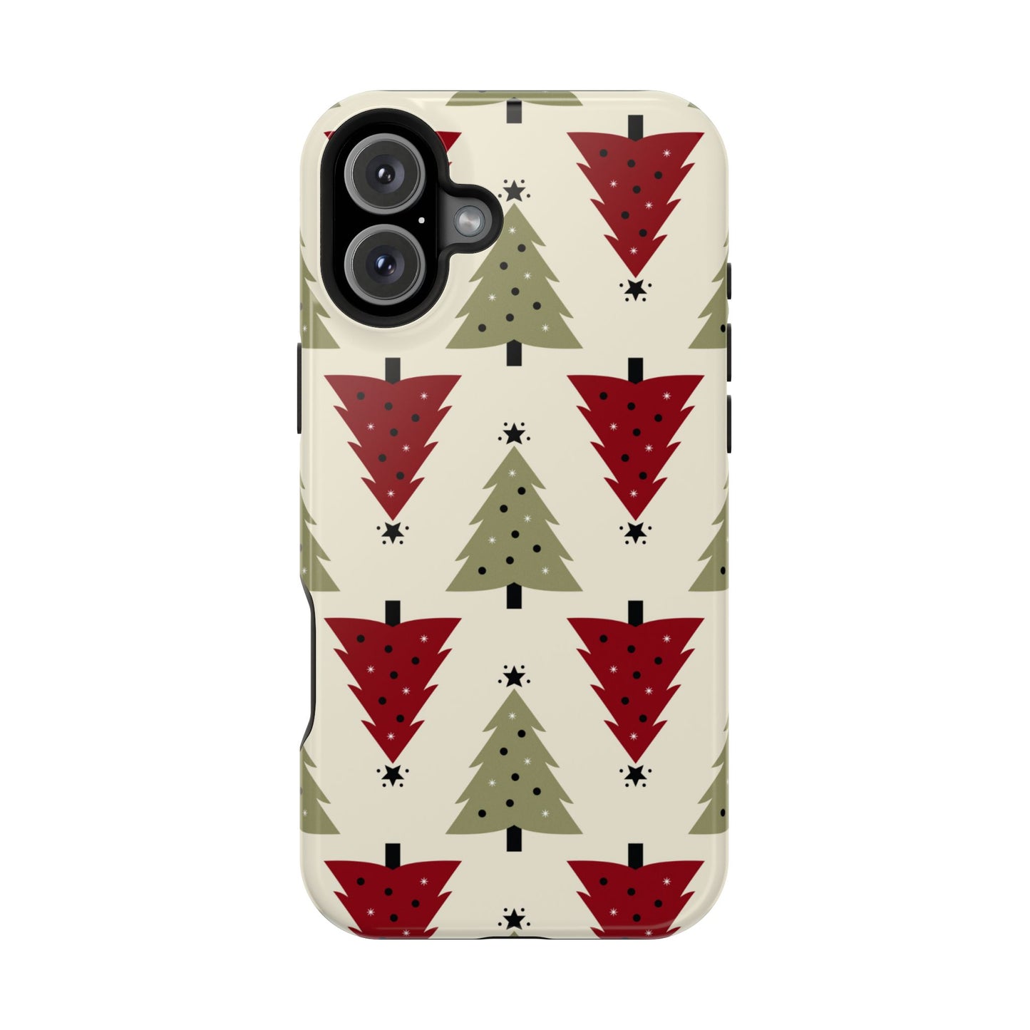 Retro Christmas Trees Pattern - MagSafe iPhone Series Case