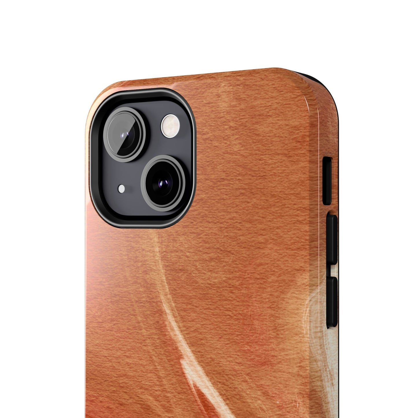 Earthy Terracotta Swirl MagSafe iPhone Case – Elegant Design with Magnetic Precision