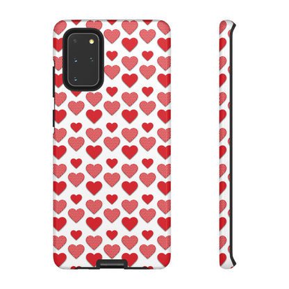 Red & Polka Dot Hearts Samsung Case