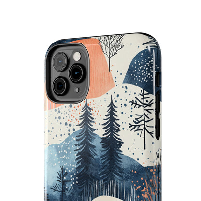 Winter Forest Samsung Galaxy Case | Watercolor Pine Trees