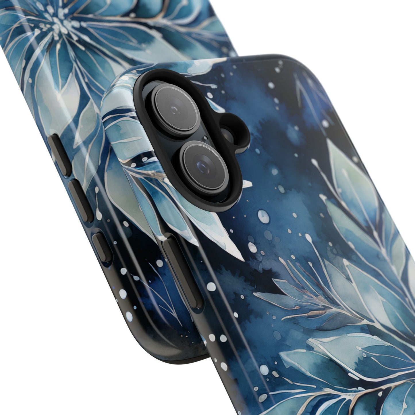 Winter’s Embrace – Blue Snowflake Samsung Galaxy Case