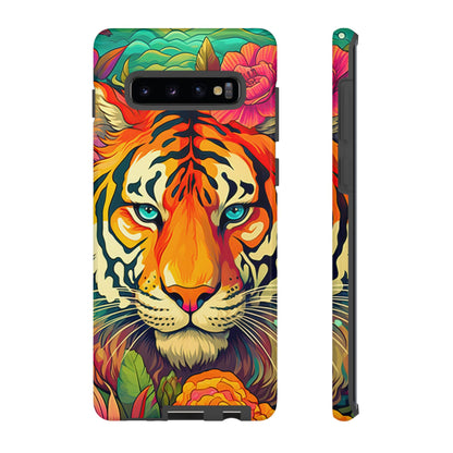 Fierce Rainbow Tiger Art - Samsung Galaxy Case