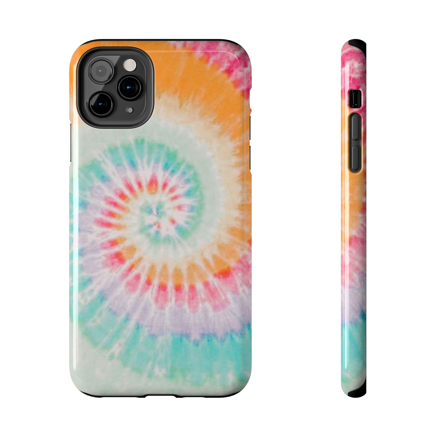 Pastel Swirl Tie-Dye iPhone Case – Soft & Minimalistic Style