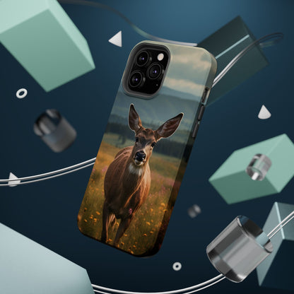 Rustic Meadow Deer – MagSafe iPhone Case