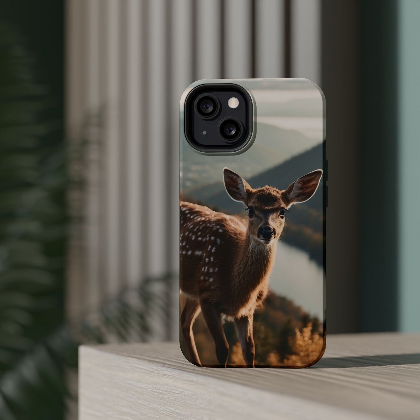 Whimsical Fawn in a Sunlit Forest MagSafe iPhone Case