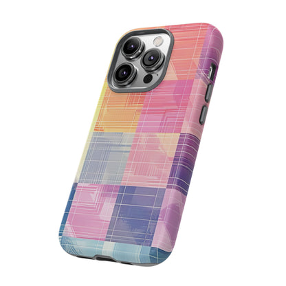 Pastel Panache Watercolor Plaid Case