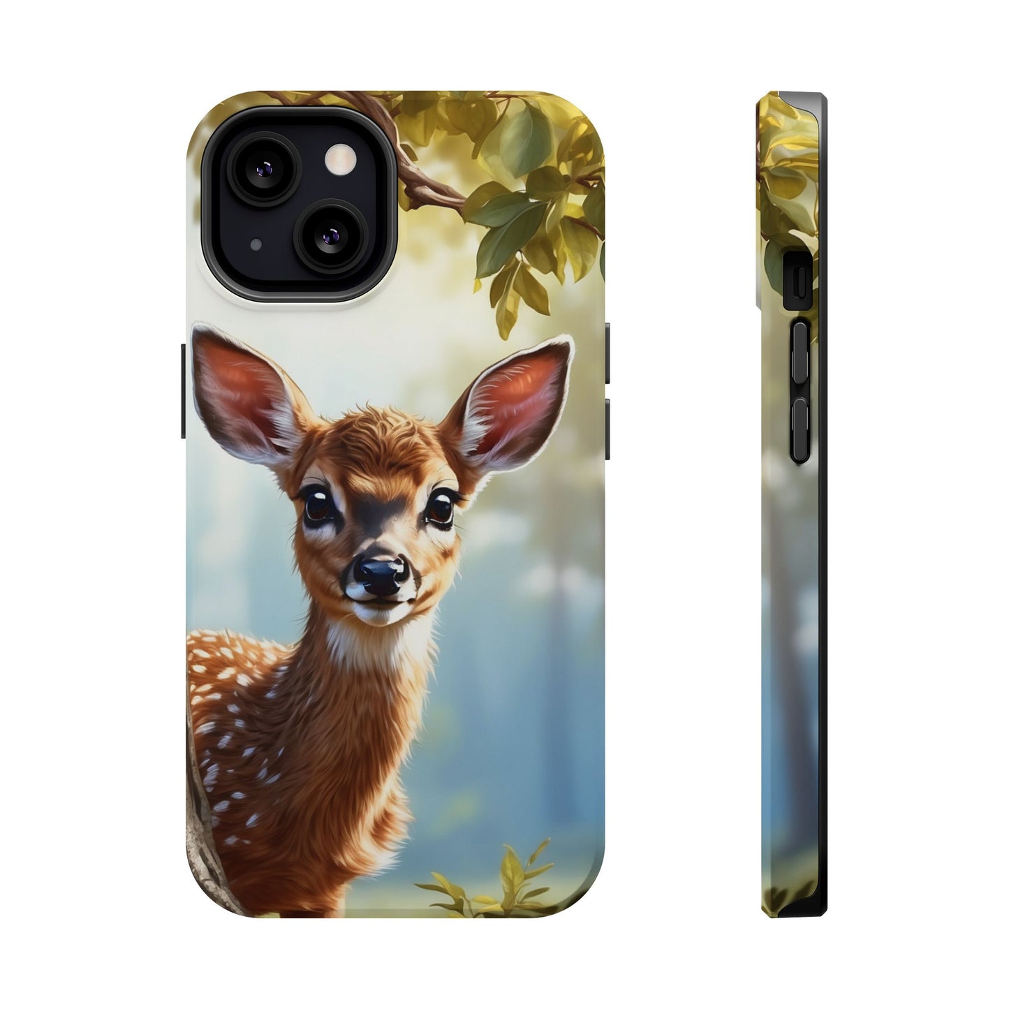 Whimsical Fawn in a Sunlit Forest MagSafe iPhone Case