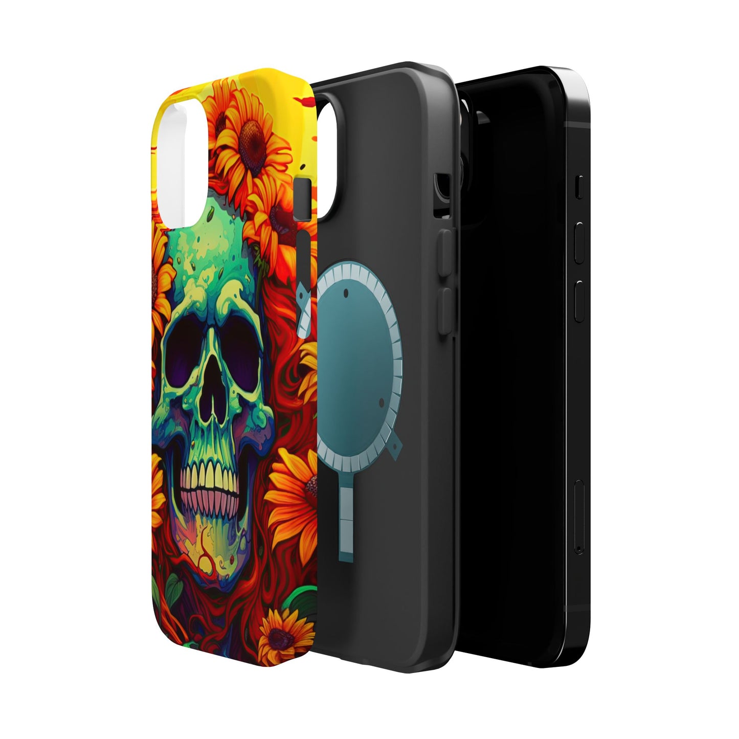 Sun Kissed Skull MagSafe iPhone Case