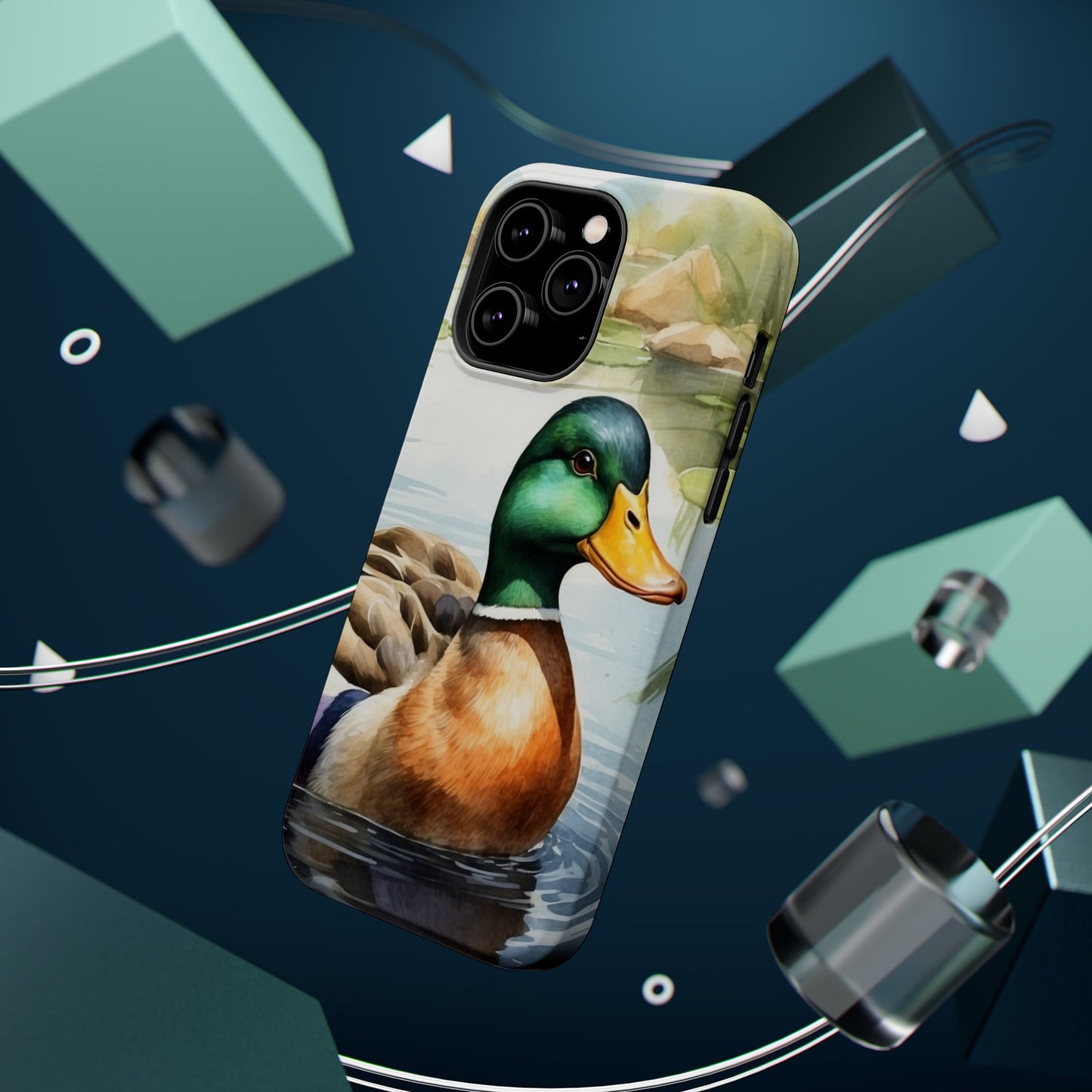 Serene Duck Reflection - MagSafe iPhone Case