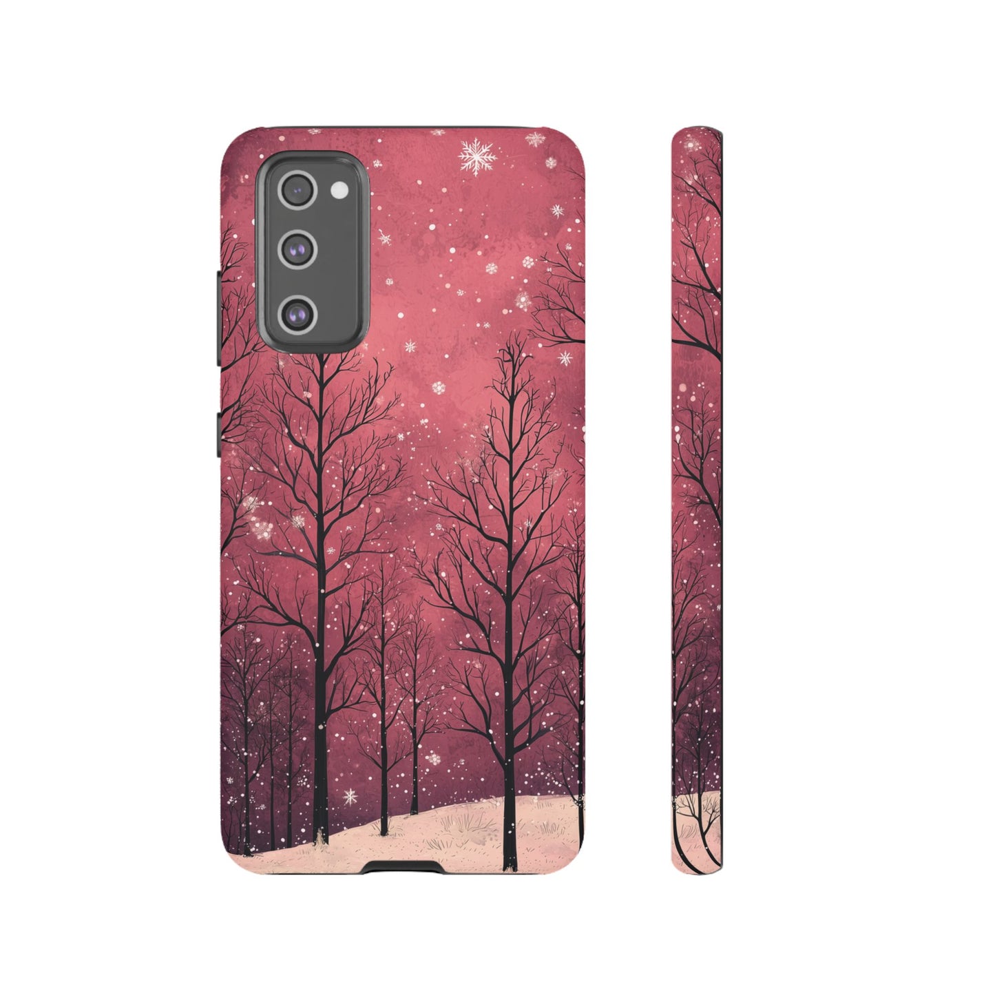 Pink Winter Twilight Forest - Samsung Galaxy Series Case