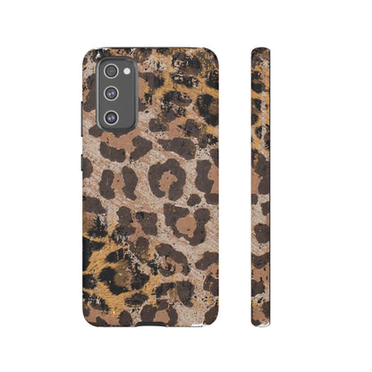 Vintage Distressed Leopard Print - Samsung Galaxy Series Case