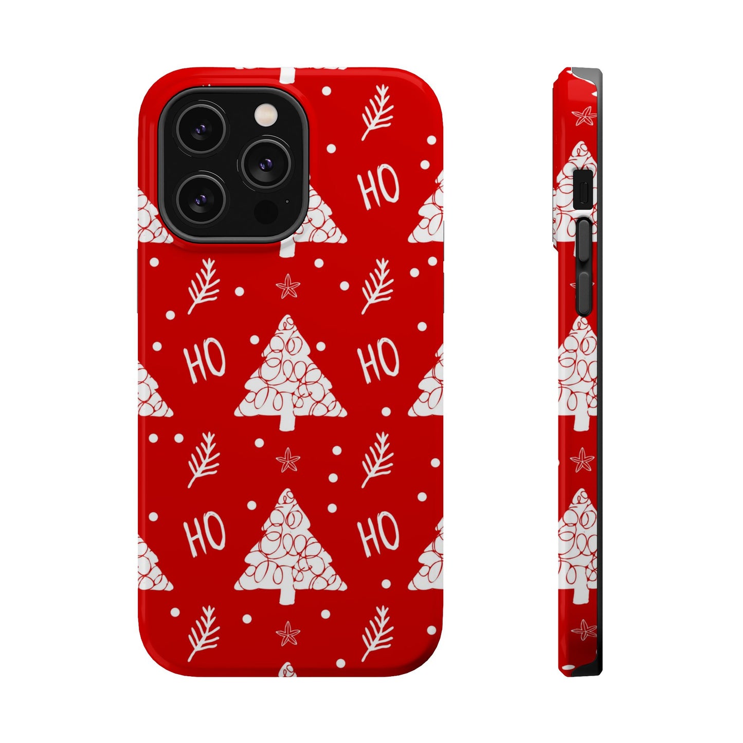 MagSafe iPhone Case: Ho Ho Ho – Christmas Tree Wonderland