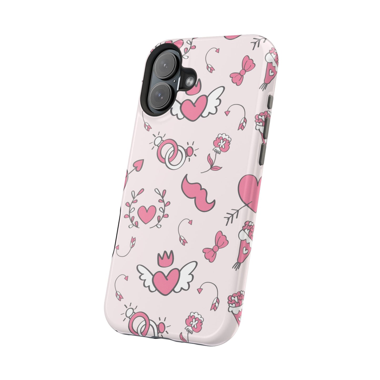 Pink Love Icons MagSafe Case