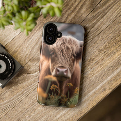 Highland Cow Phone Case | Custom Farmhouse | 10-foot Drop Protection