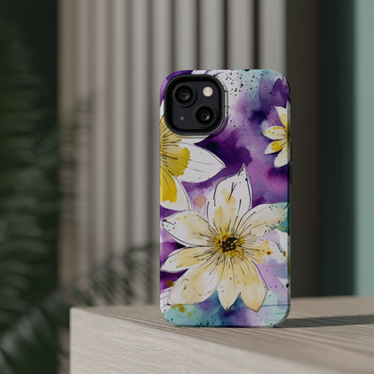 Abstract Floral Watercolor Splash - MagSafe iPhone Series Case