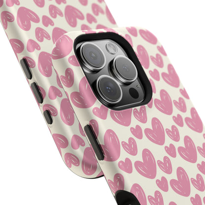 Heartfelt Pattern MagSafe iPhone Case