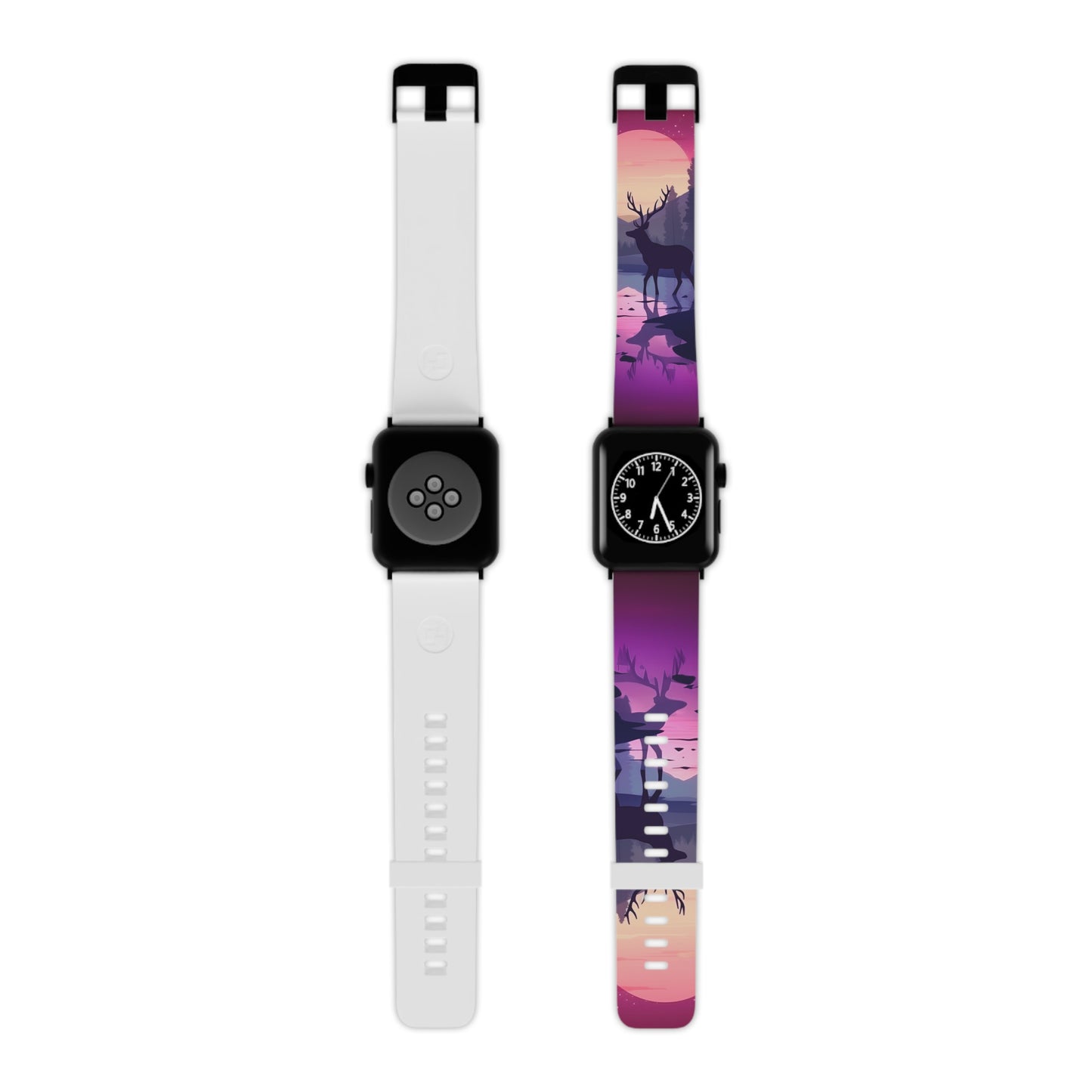 Twilight Elegance Stag Reflection Apple Watch Band