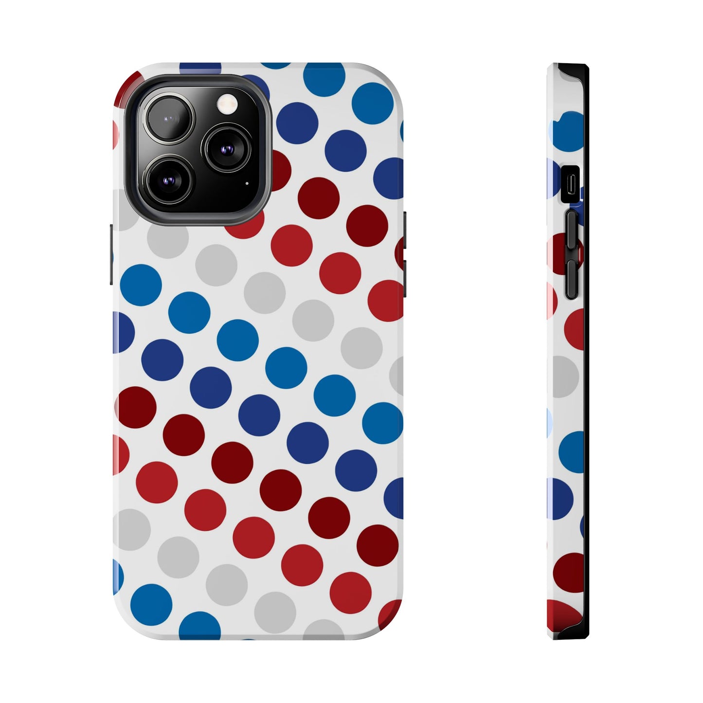 Patriotic Polka Dots - iPhone Case