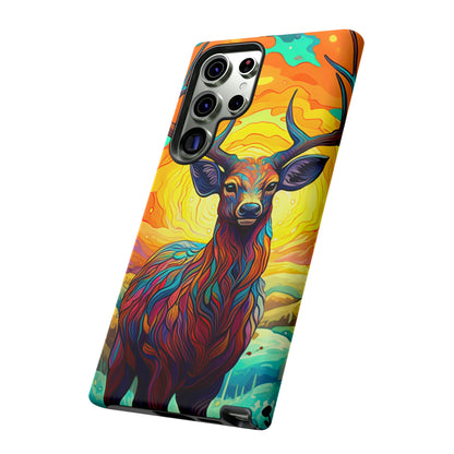 Vibrant Stag in Bloom – Samsung Galaxy Case