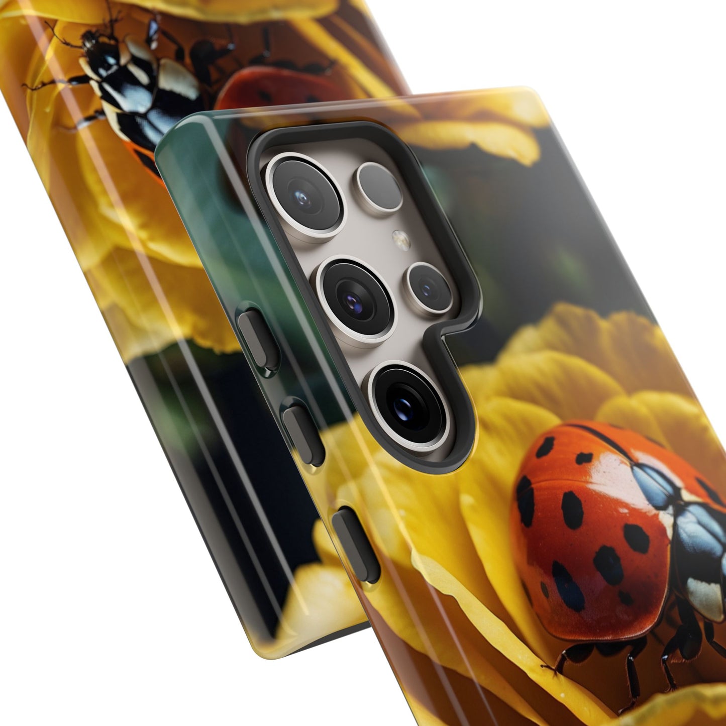 Samsung Galaxy Case: Ladybug on Yellow Petals