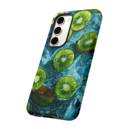 Tropical Kiwi Splash Samsung Galaxy  Case – Tough Dual-Layer, Vibrant Summer Design