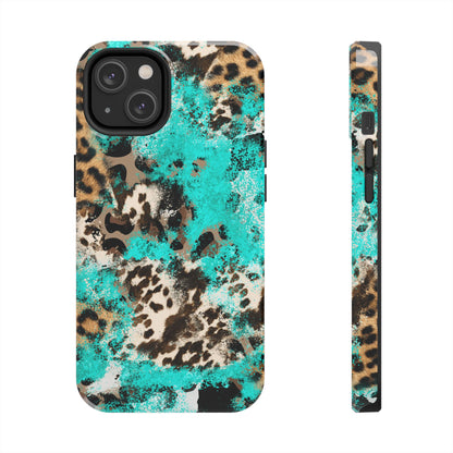 Aqua Splash Leopard - iPhone Series Case