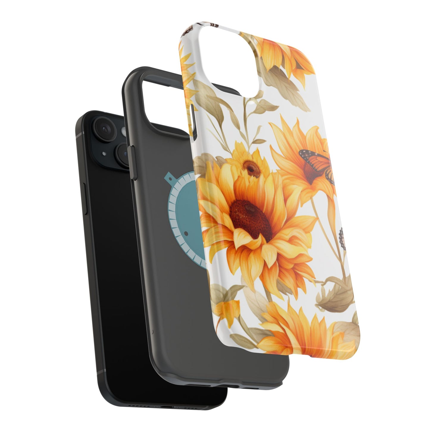 Sunflower & Monarch Garden - MagSafe iPhone Series Case