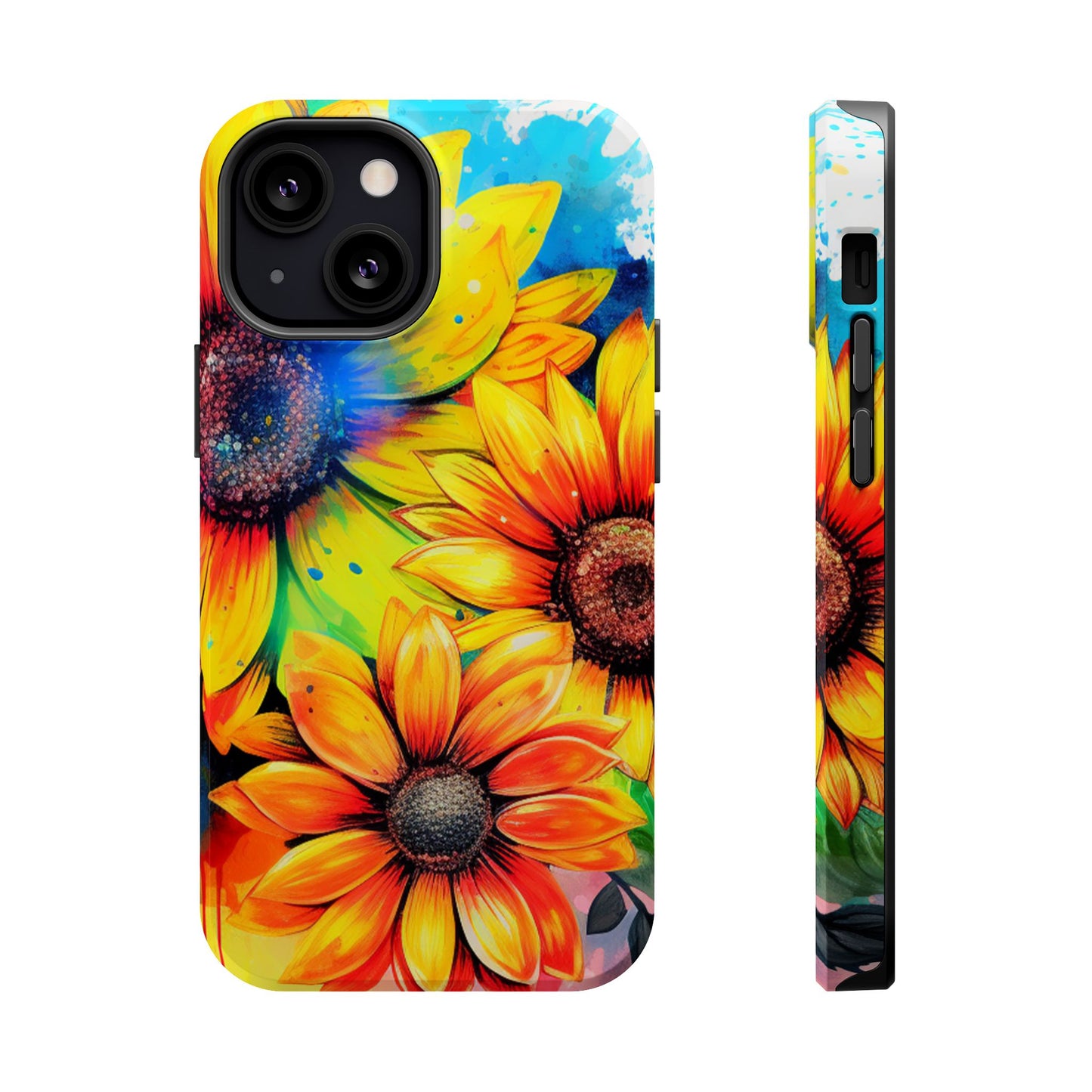 Vibrant Sunflower Splash - MagSafe iPhone Series Case