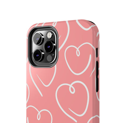 Happy Hearts iPhone Case