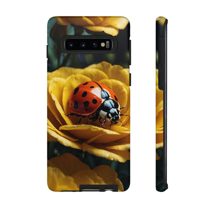 Samsung Galaxy Case: Ladybug on Yellow Petals