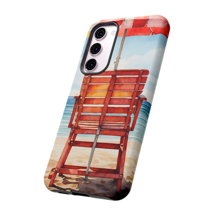 Beachfront Sunset Lounge Samsung Galaxy Case – Rearview Edition