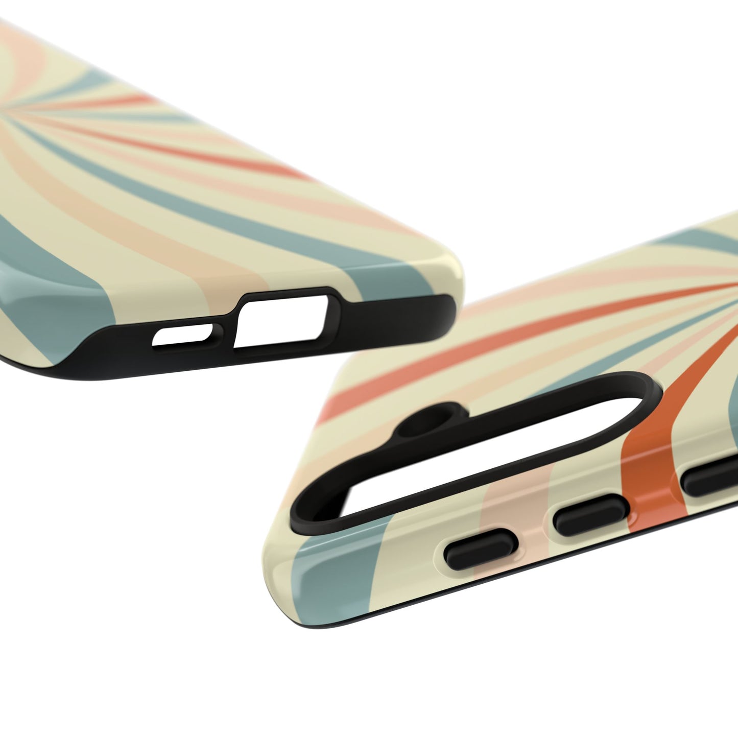 Retro Swirl Samsung Galaxy Case – Durable, Vintage-Inspired Design with Dual-Layer Protection