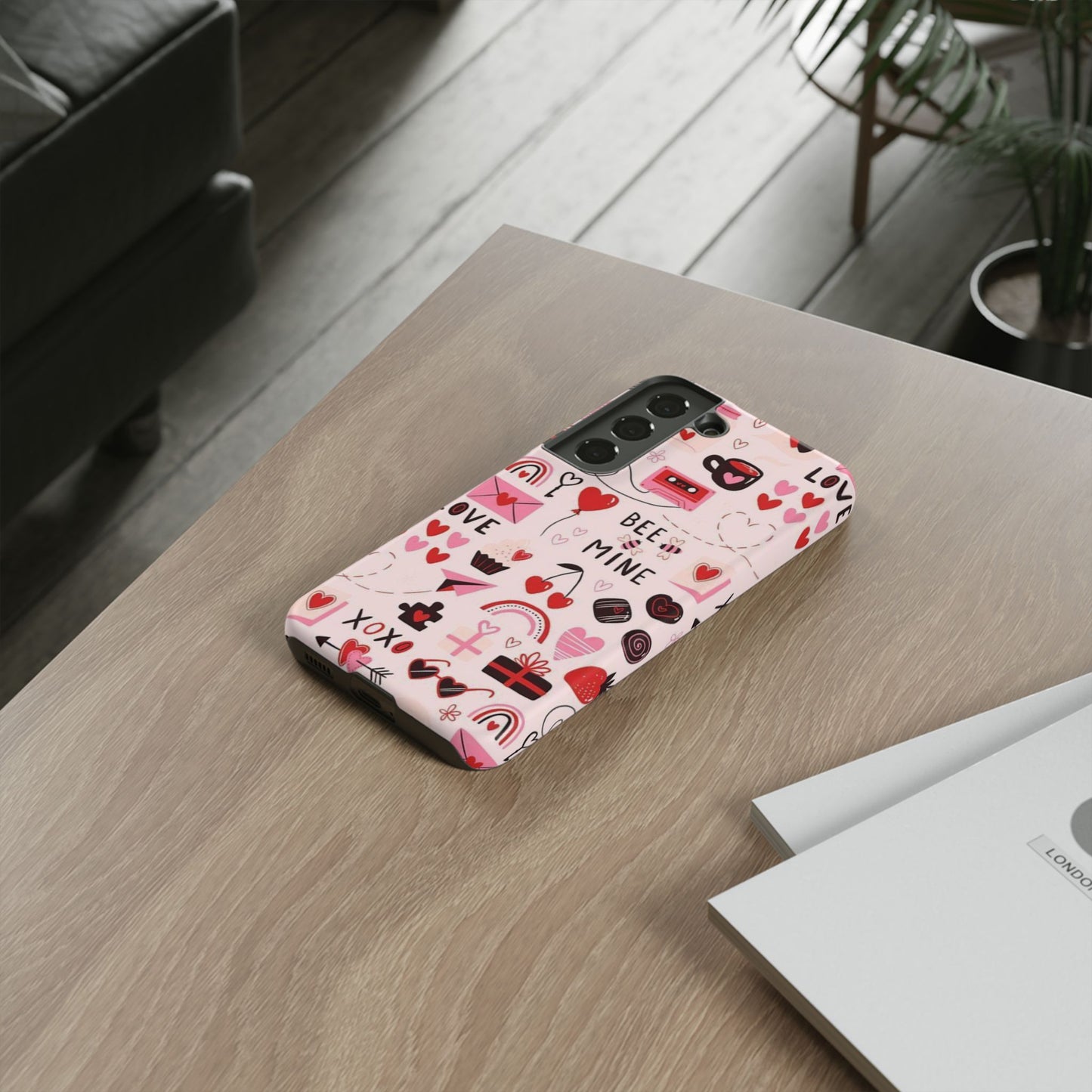 Samsung Galaxy Case: Bee Mine Love Doodles