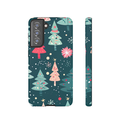 Whimsical Christmas Trees - Samsung Galaxy Series Case