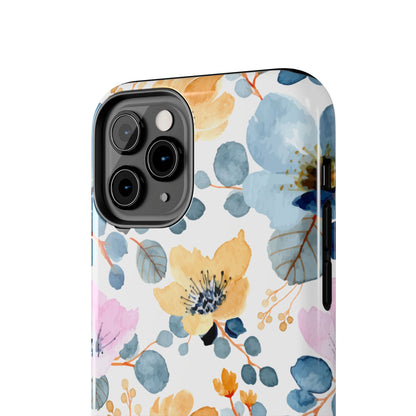 Spring Radiance – iPhone Series Case with Bright Watercolor Flowers