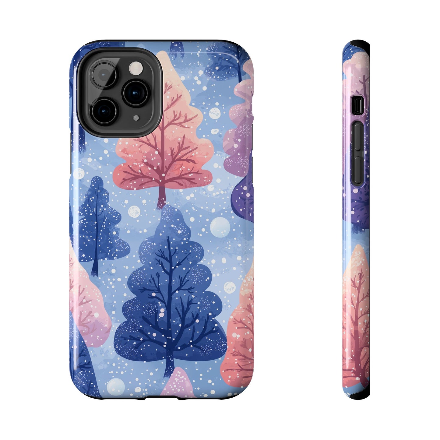 Pink & Purple Winter Wonderland - iPhone Series Case