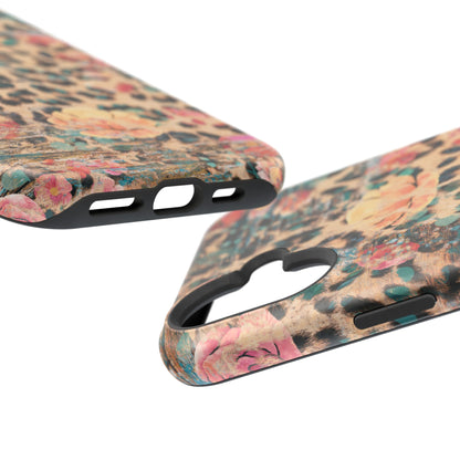 Rustic Floral Leopard - MagSafe iPhone Series Case