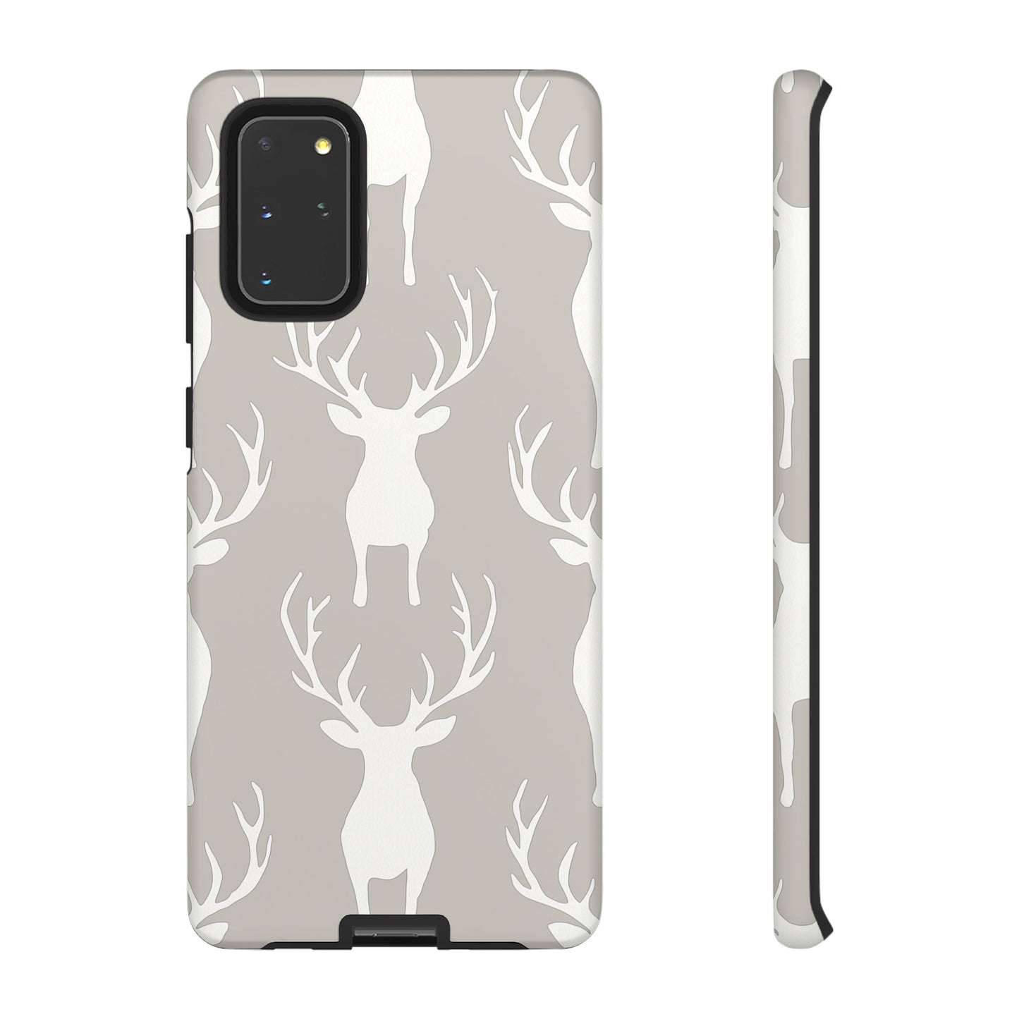 Minimalist Deer Silhouette Pattern – Samsung Galaxy Series Case