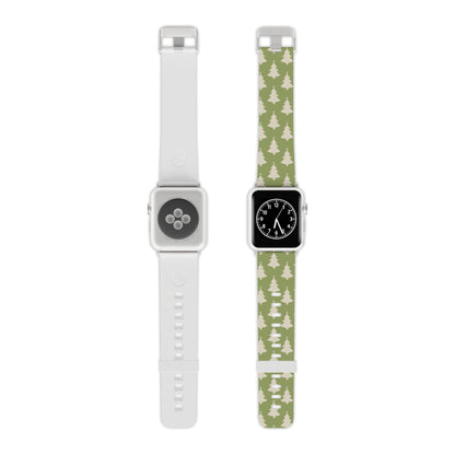 Minimalist Christmas Trees Apple Watch Band