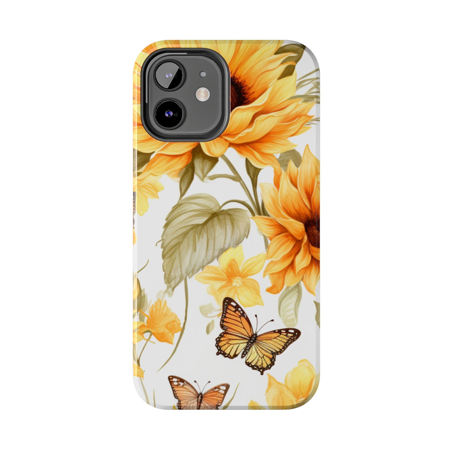 Sunflower & Butterfly Bliss - iPhone Series Case