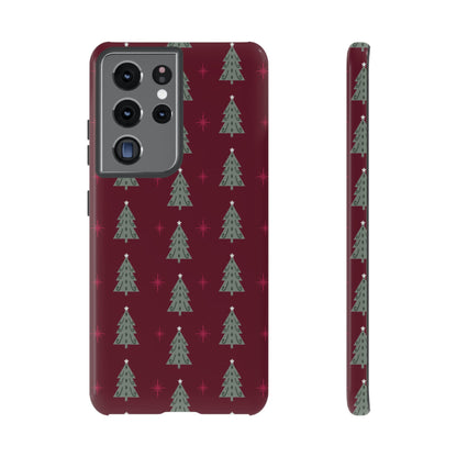 Retro Christmas Tree Pattern – Samsung Galaxy Series Case