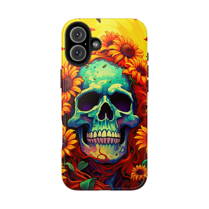 Sun Kissed Skull iPhone Case